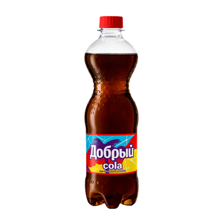 Добрый кола ледяной лимон